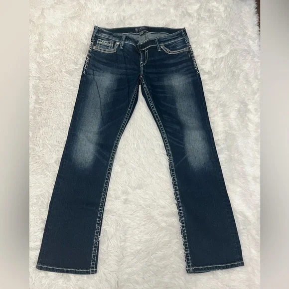 Silver Jeans Women's Blue Boot Cut - Picture 4 of 13